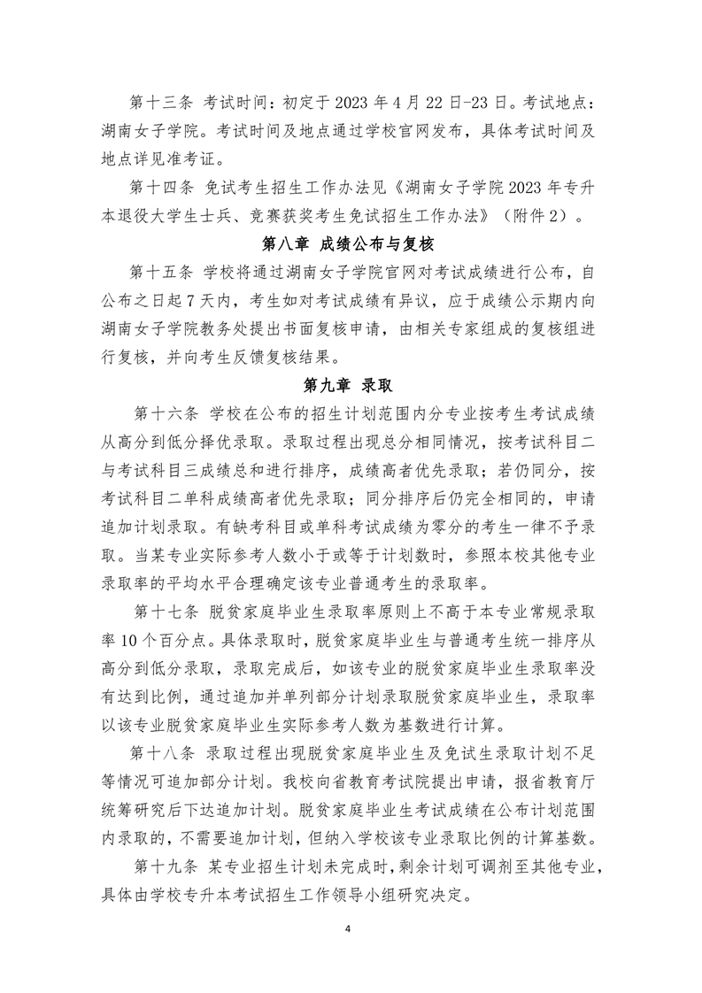 湖南女子學(xué)院專升本