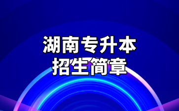 2025年湖南應用技術學院專升本招生簡章